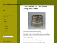 Tablet Screenshot of guldsmedmolander.com